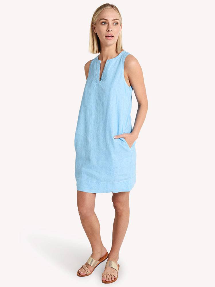 Tommy Bahama Women's Seaglass Linen Shift Dress – Saint Bernard