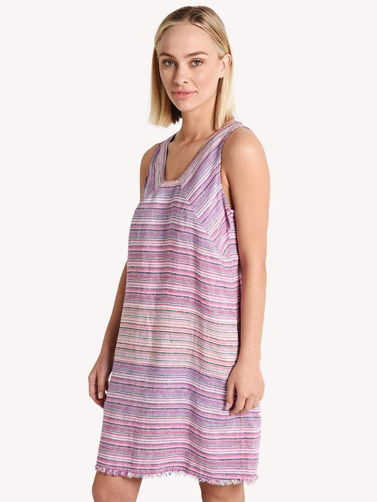 Tommy Bahama Women's Micronesia Stripe Shift Dress - Saint Bernard