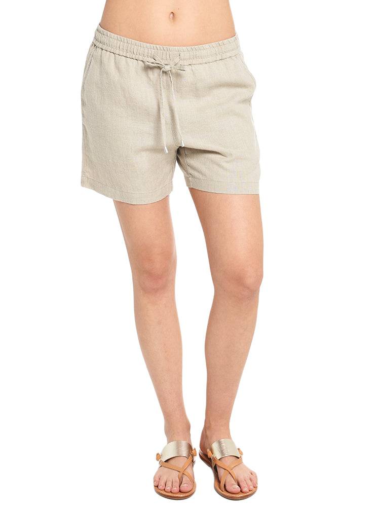 Tommy Bahama Women's Two Palm Linen 5 Inch Easy Short - Saint Bernard