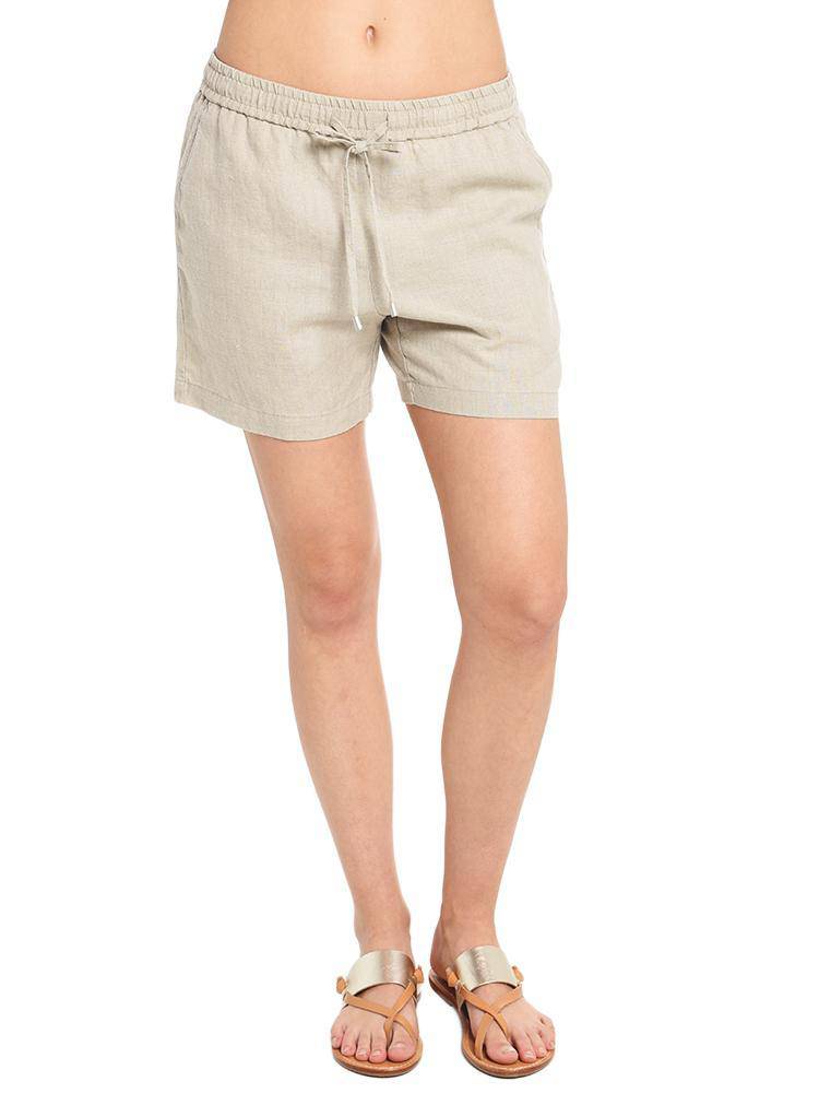 Tommy Bahama Women's Two Palm Linen 5 Inch Easy Short - Saint Bernard