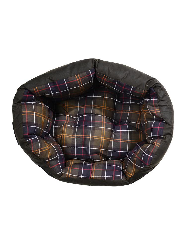 Barbour 18 Inch Wax-Cotton Dog Bed