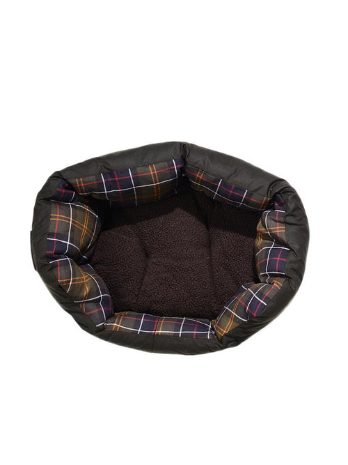 Barbour 18 Inch Wax-Cotton Dog Bed