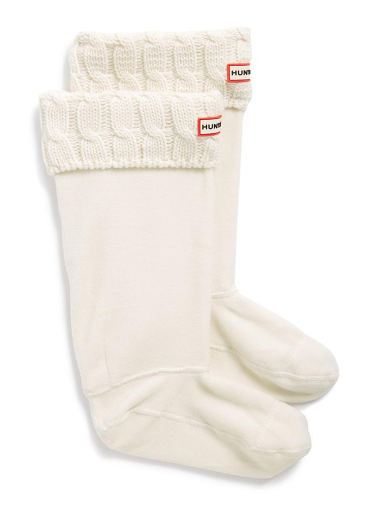 Hunter Rain Boots Original Six-Stitch Cable Boot Socks - Saint Bernard