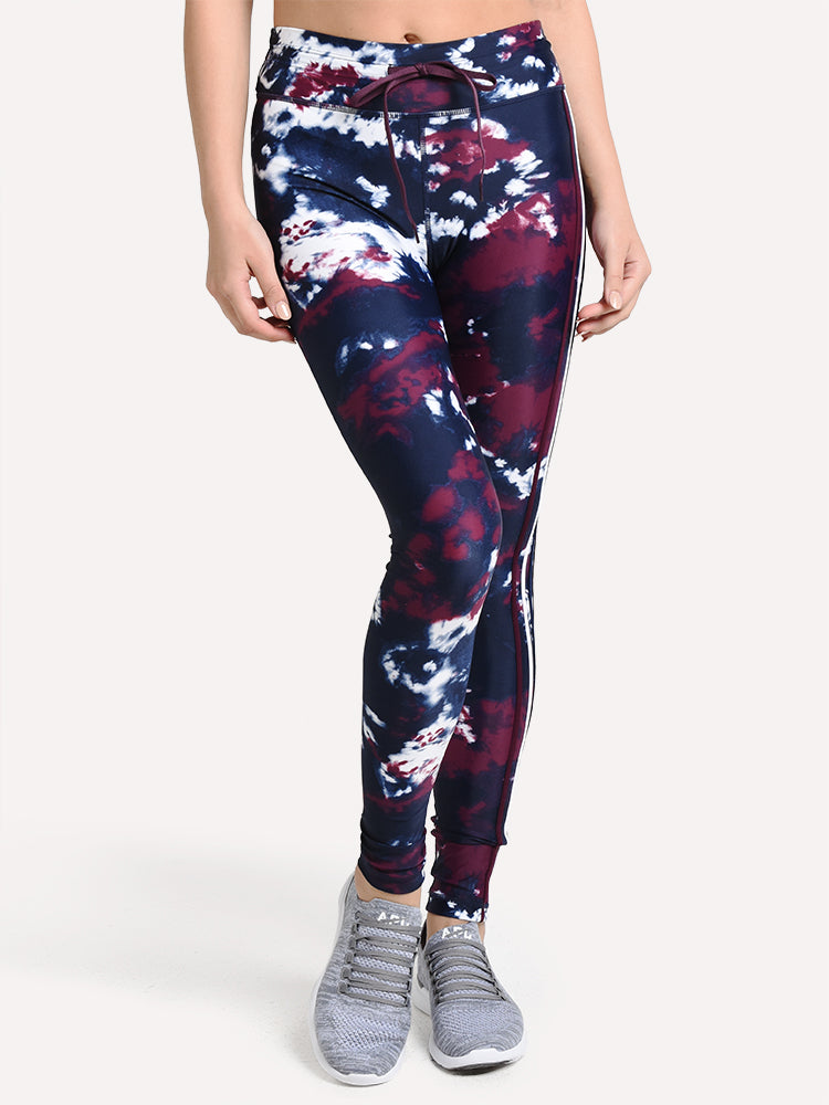 The Upside Women's Royal Tie Dye Yoga Pant - Saint Bernard