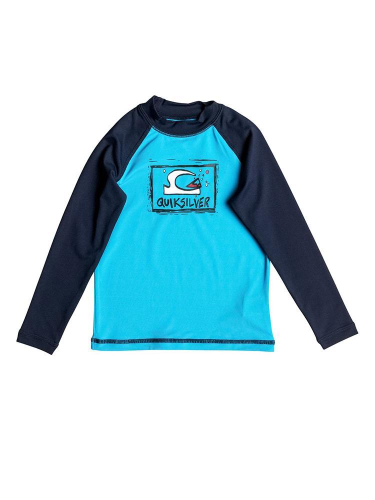 Quiksilver Boys' Bubble Dream Long Sleeve Rashgaurd - Saint Bernard