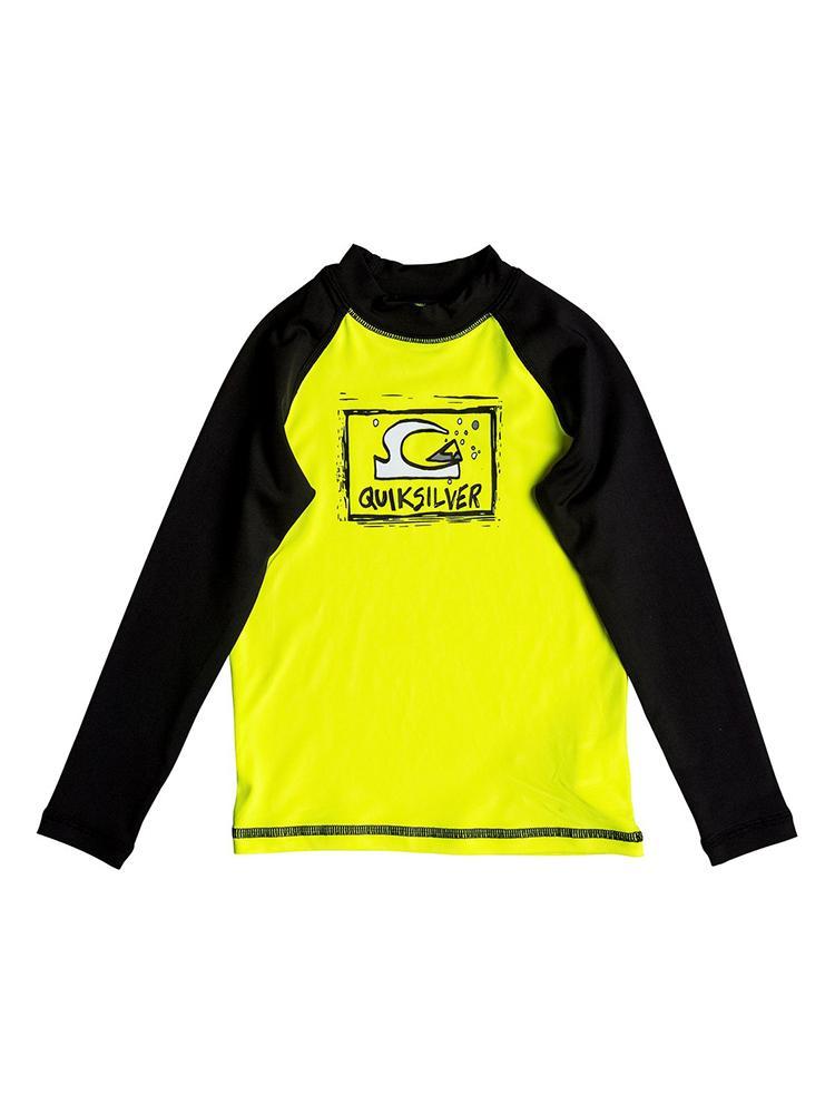 Quiksilver Boys' Bubble Dream Long Sleeve Rashgaurd - Saint Bernard