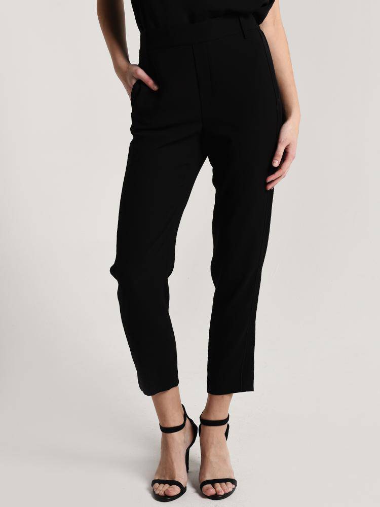 Vince Satin Strap Pull-On Trouser - Saint Bernard