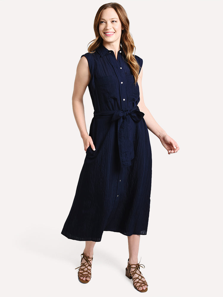 vince rolled sleeve shirt dress Vince Camuto Women's Roll Sleeve Tie Waist Shirt Dress