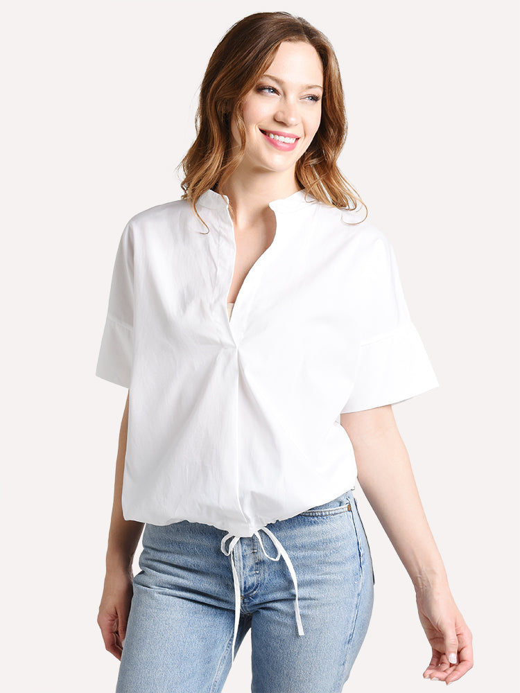 Vince Women's Drawstring Popover - Saint Bernard