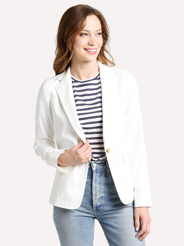 Vince Linen Blazer - Saint Bernard