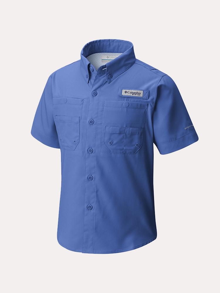Columbia Boys' Tamiami Short Sleeve Shirt - Saint Bernard