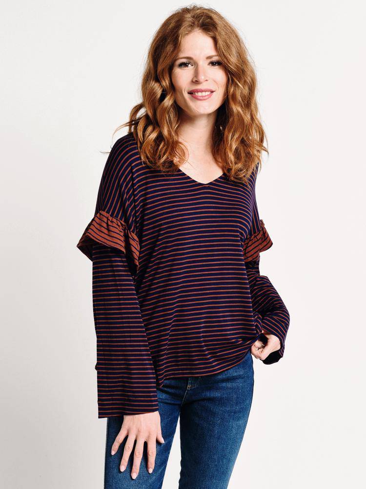 Very J Flutter Tee - Saint Bernard