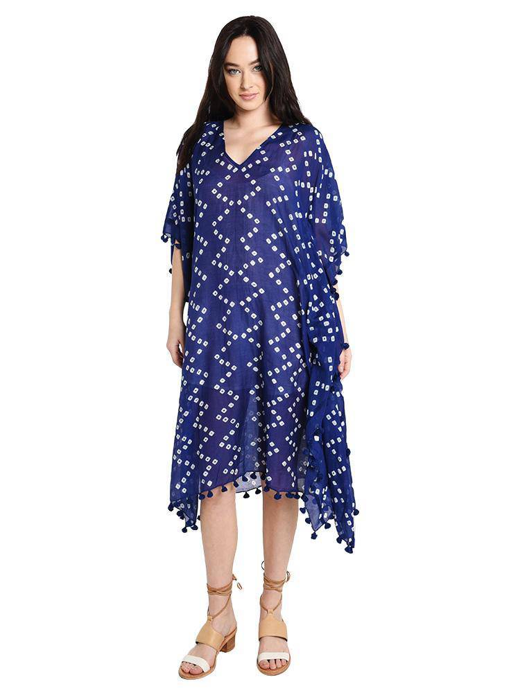 Roberta Roller Rabbit Asia Kaftan Zig Zag Shibori - Saint Bernard