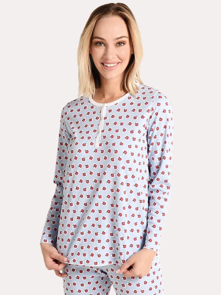 Roller Rabbit Women's Love Bug Pajamas - Saint Bernard