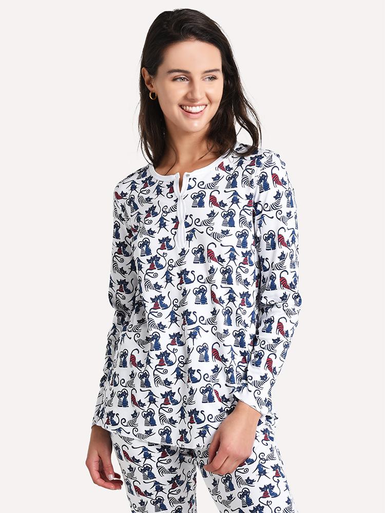 Roller Rabbit Stripe and I Pajamas - Saint Bernard