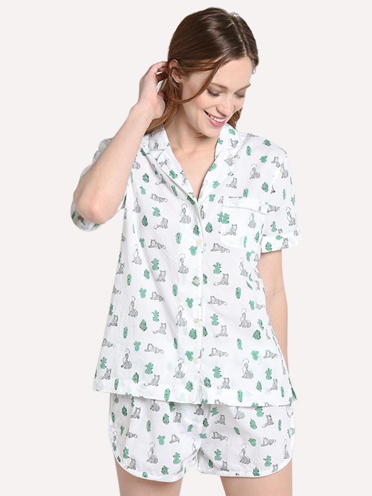 Roller Rabbit Lulu Short Sleeve Short Set - Saint Bernard