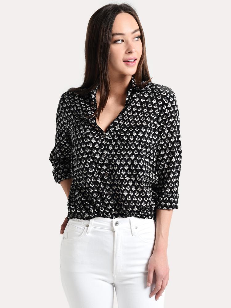 Roller Rabbit Women's Spur Guy Shirt - Saint Bernard