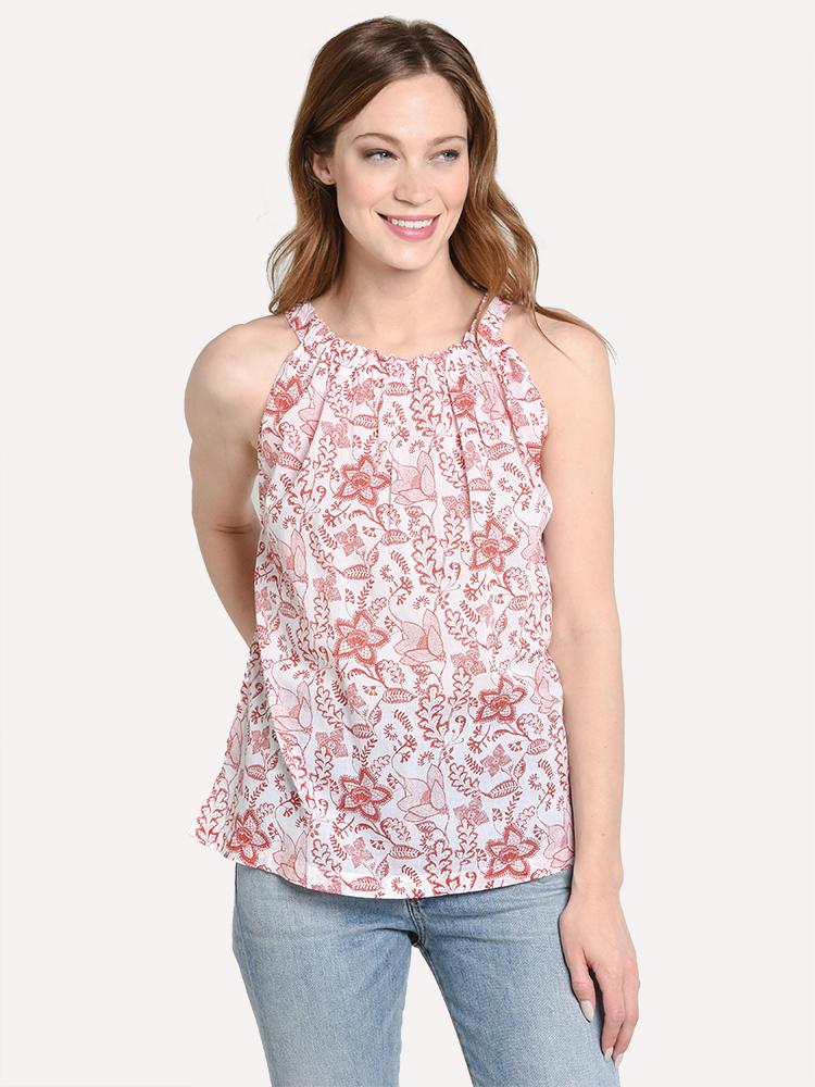 Roller Rabbit Women's Pom Pansy Top - Saint Bernard