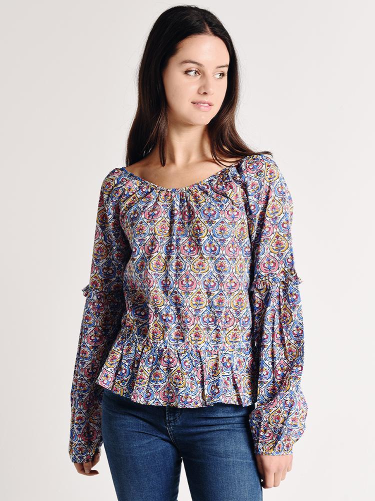 Roller Rabbit Women's Akar Anjali Top - Saint Bernard