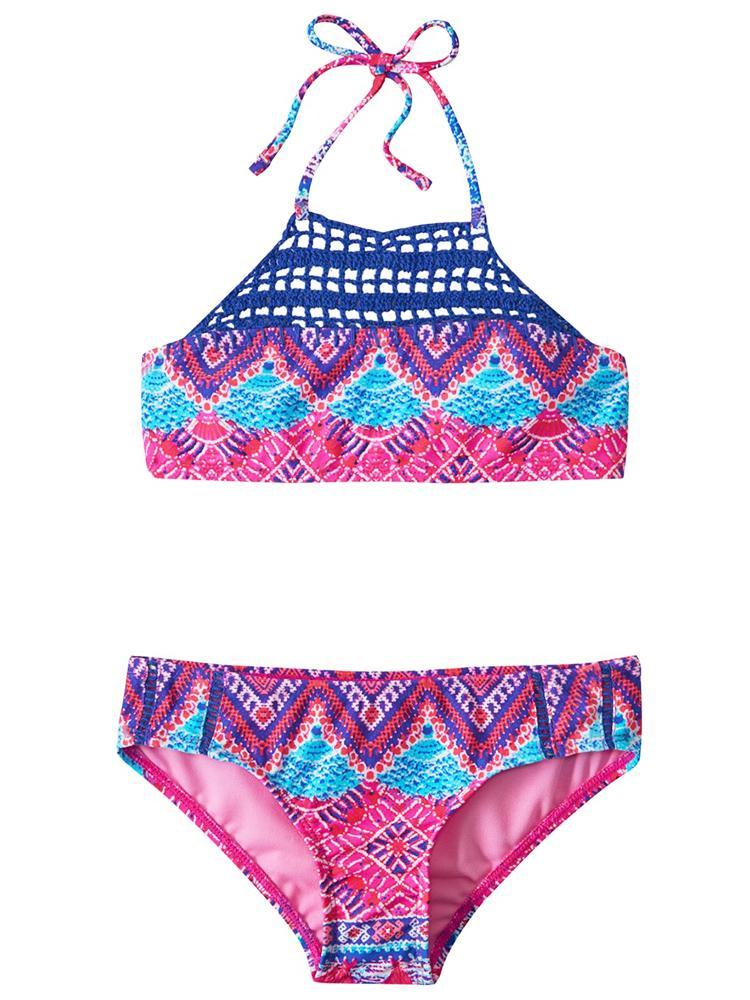 Raisins Jr. Blooming Lotus Bikini Set - Saint Bernard