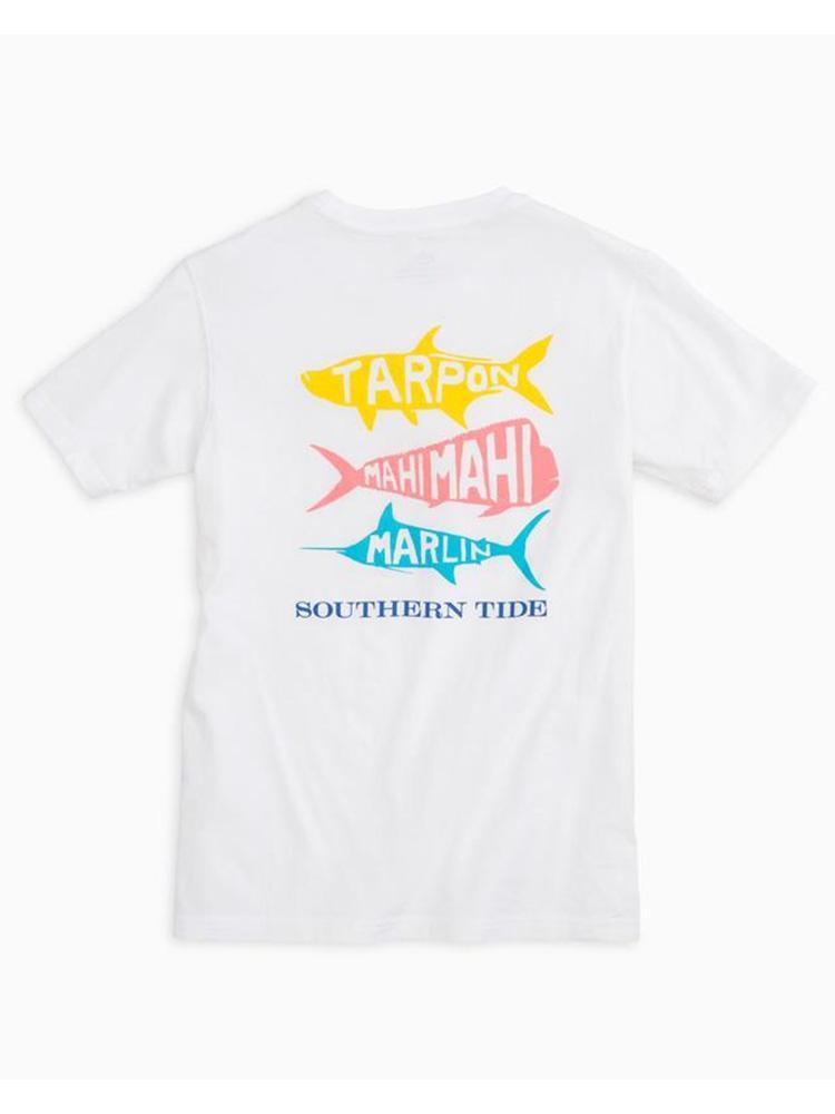 Southern Tide Boys' Short Sleeve Deep Seal Slam Tee - Saint Bernard