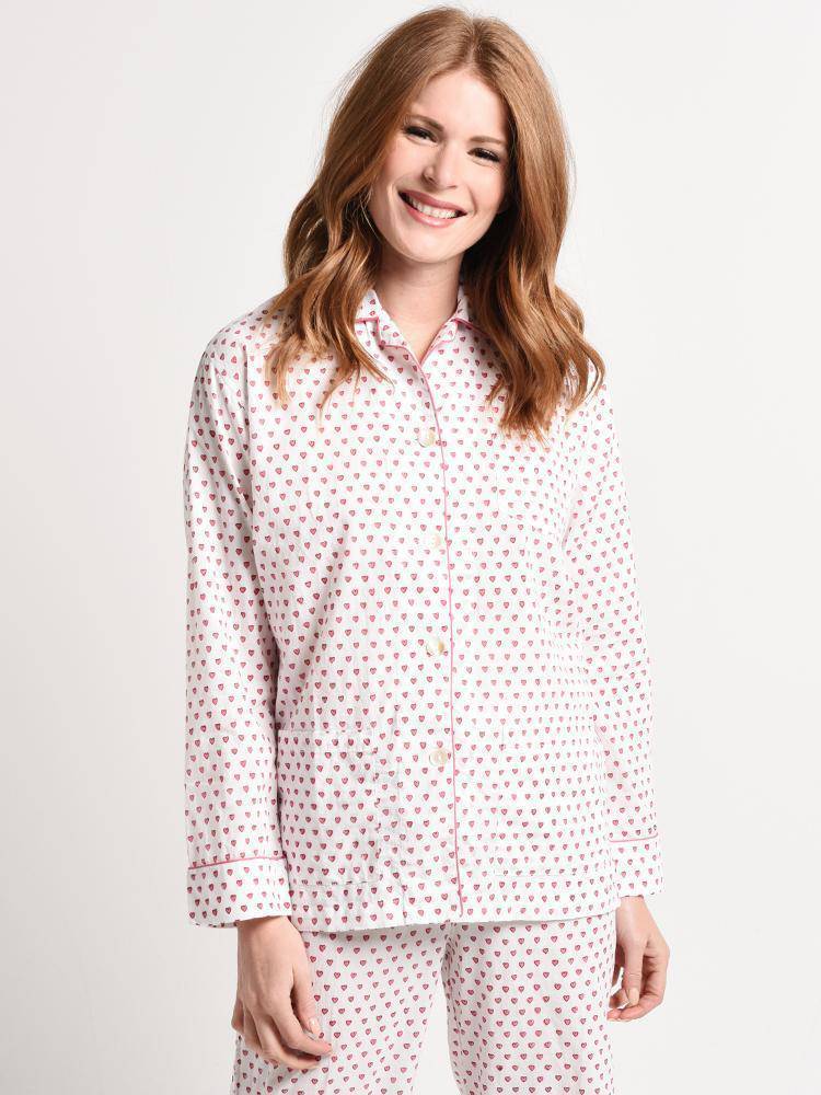 Roller Rabbit Women's Loungewear Hearts - Saint Bernard