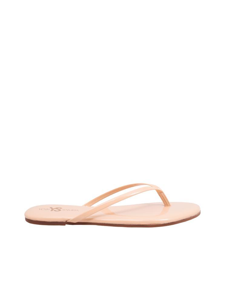 Yosi Samra Women's Roee Patent Leather Flip Flop - Saint Bernard