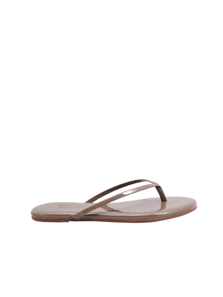 Yosi Samra Women's Roee Patent Leather Flip Flop - Saint Bernard