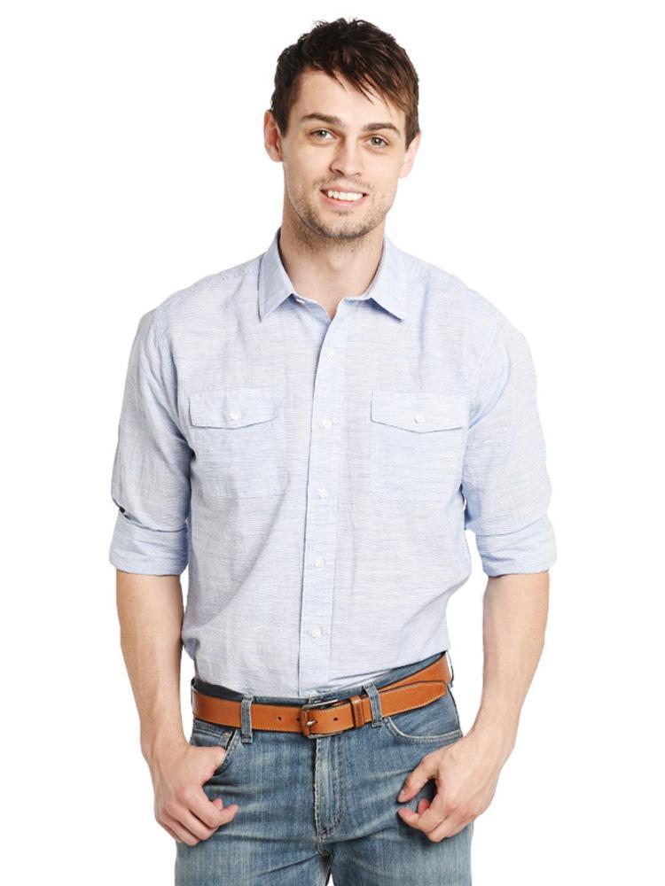 Oxford Glenwood Plaid Spread Collar Shirt - Saint Bernard