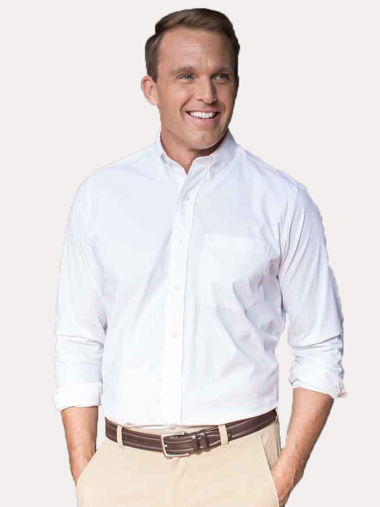 Oxford Howell Solid Performance Shirt - Saint Bernard