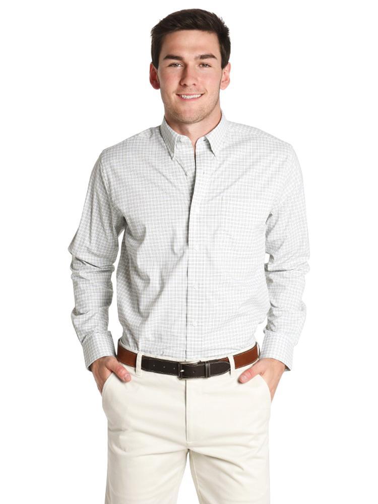 Oxford Howell Plaid Performance Shirt - Saint Bernard