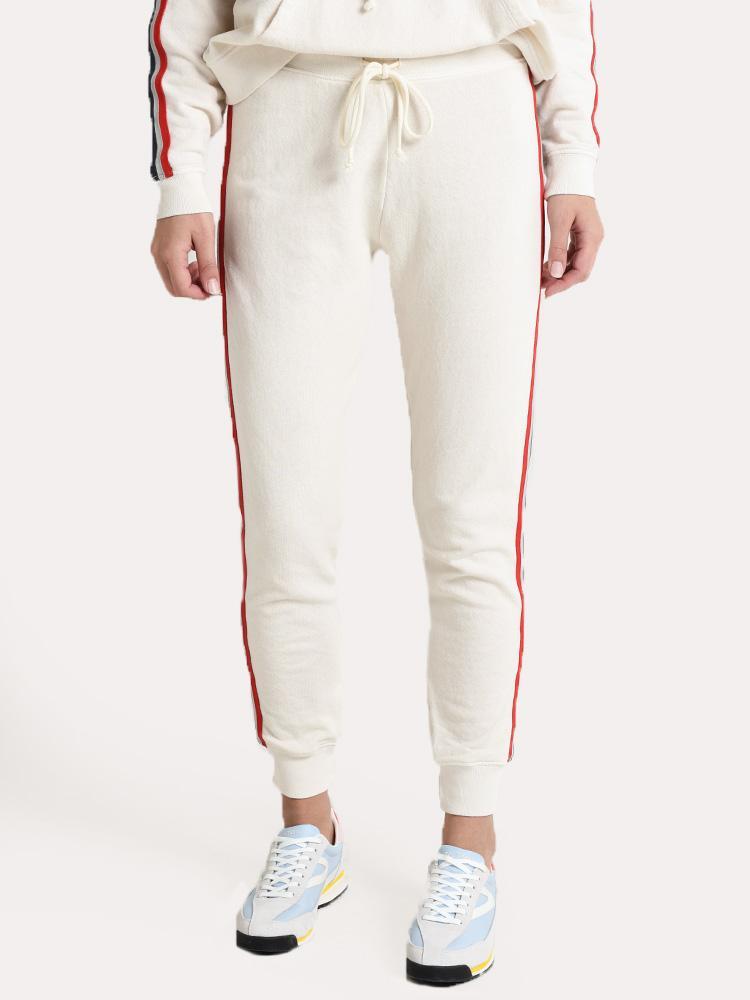 Velvet Xia Stripe Trim Terry Jogger Pant - Saint Bernard