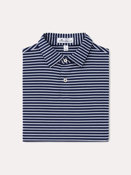 Peter Millar Boys' Donald Stretch Jersey Polo