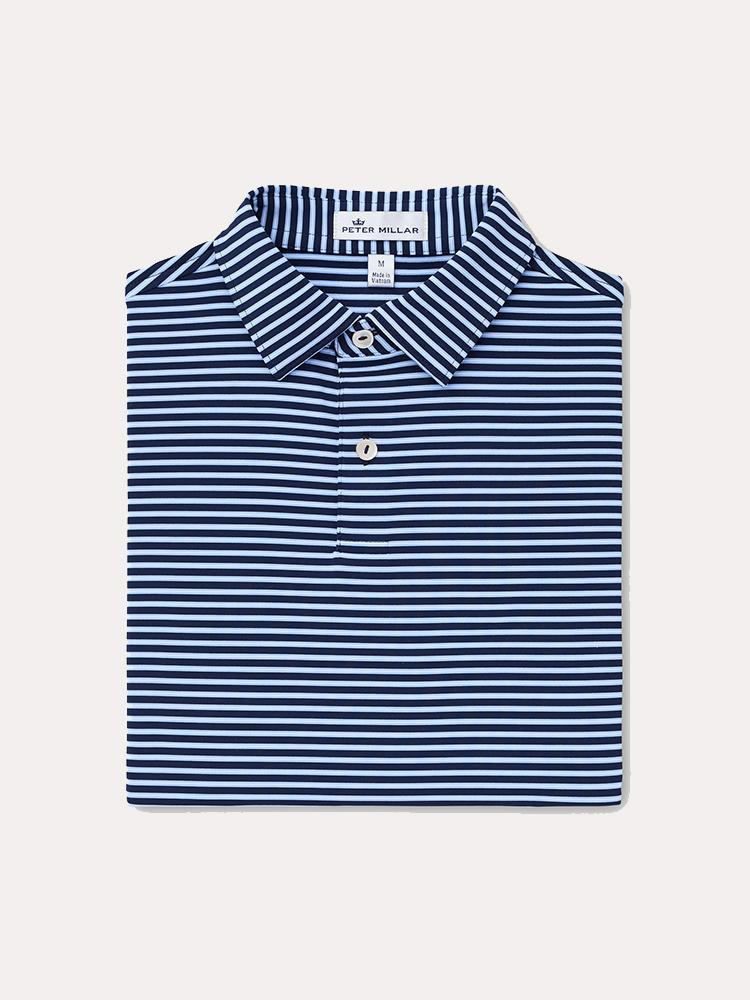 Peter Millar Boys' Joyce Stripe Stretch Jersey - Saint Bernard