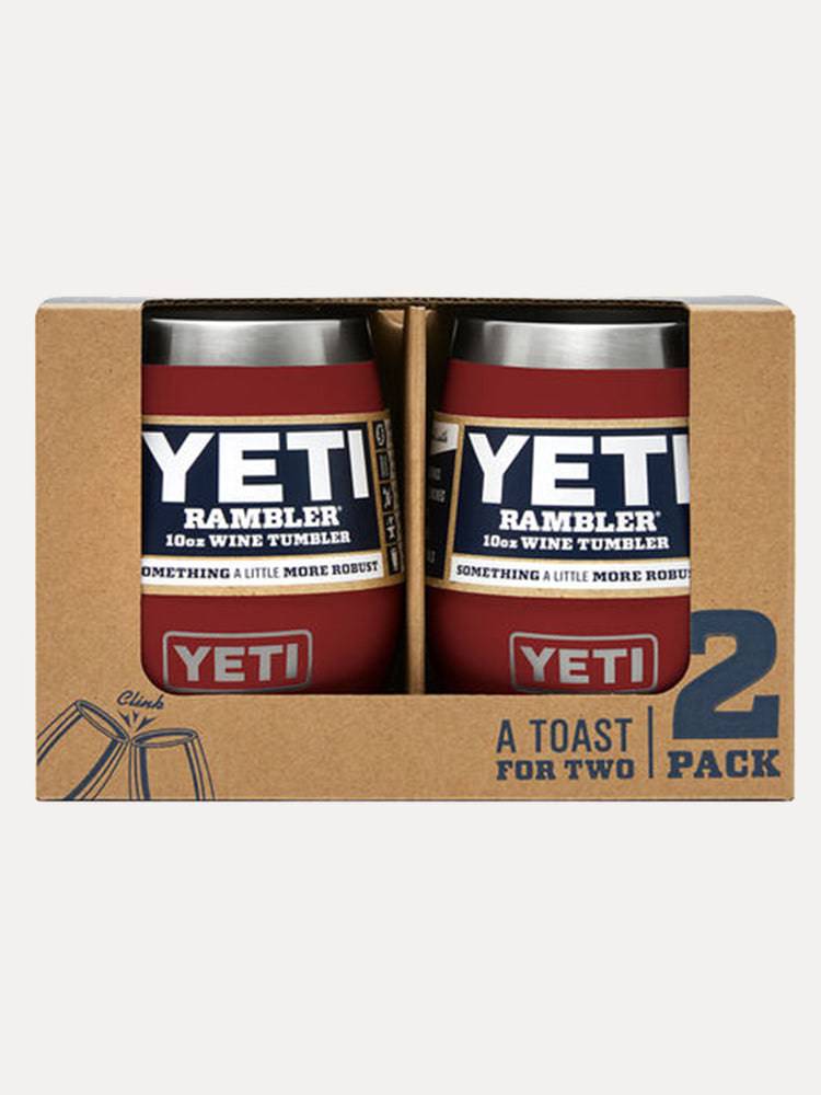 Yeti Coolers Ramblem 10oz Wine 2 Pack Brick Red - Saint Bernard