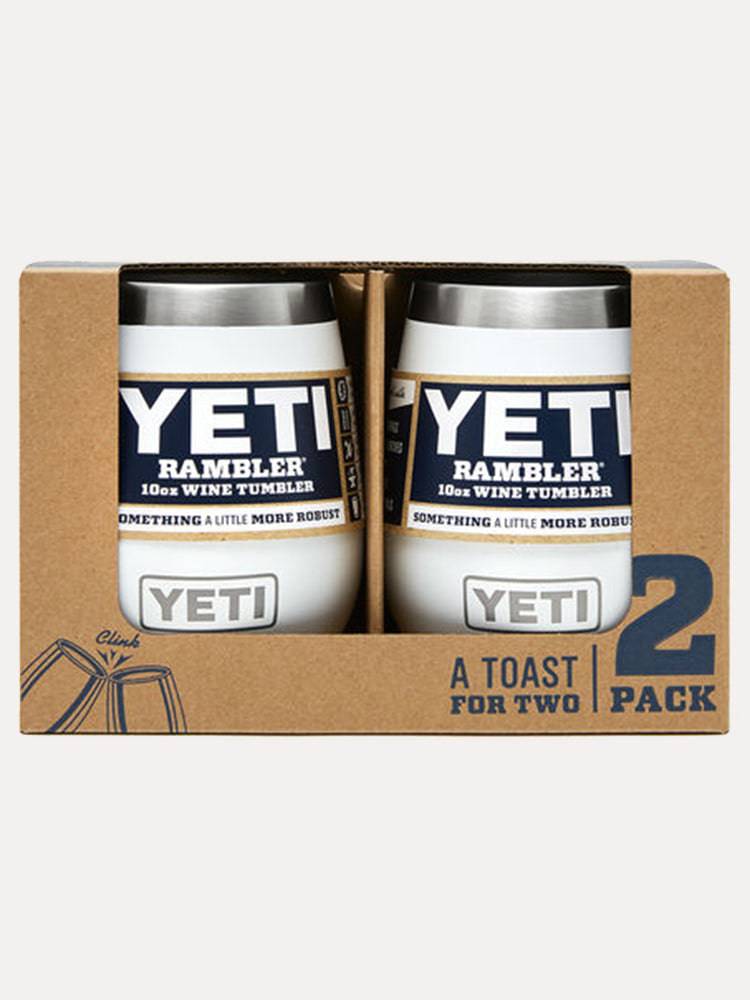 Yeti Coolers Ramblem 10oz Wine 2 Pack White - Saint Bernard