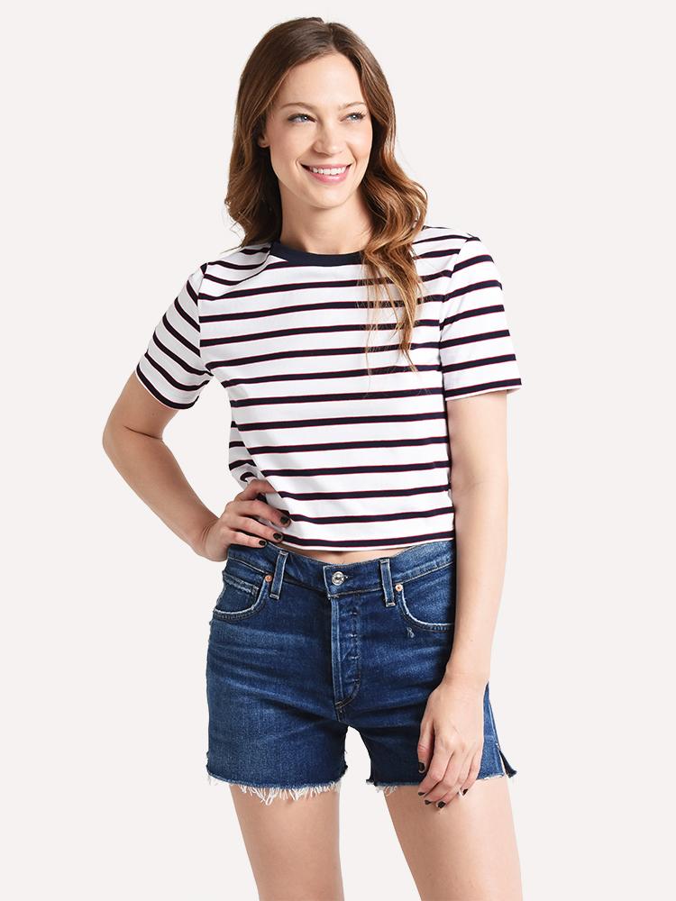 After Market Striped Boxy Tee