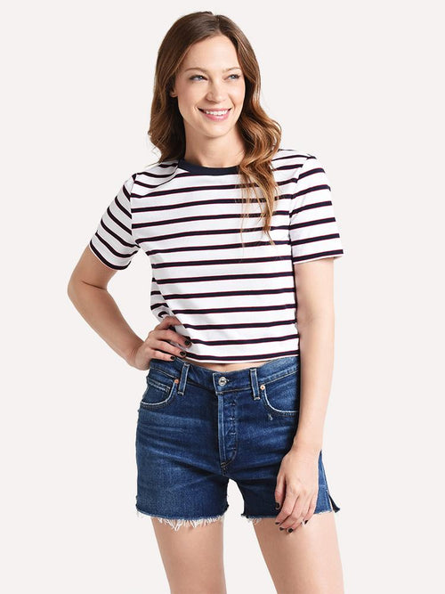 After Market Striped Boxy Tee