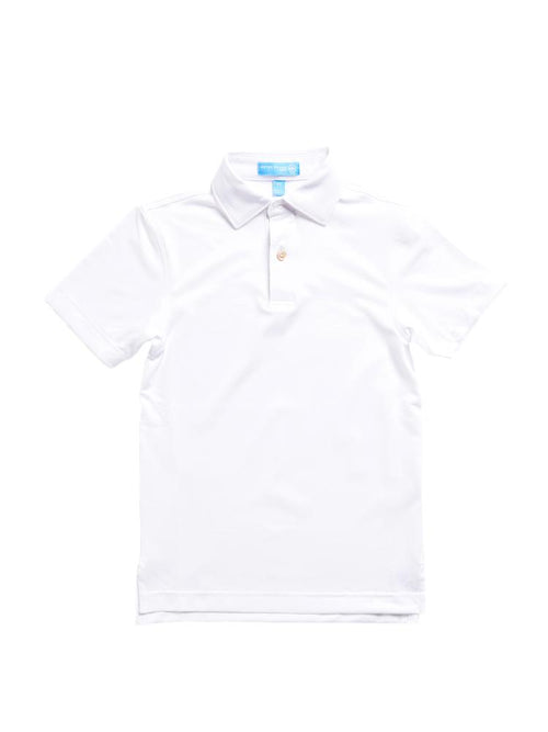 Peter Millar Boys' Solid Stretch Jersey Sean Polo