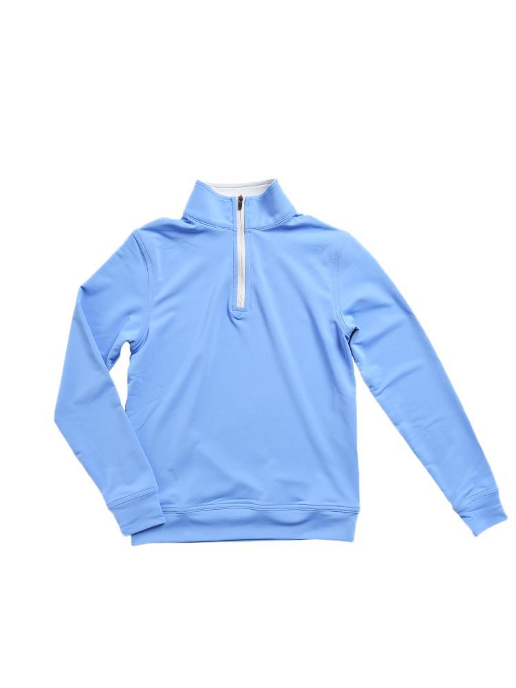 Peter Millar Boys' Perth Stretch Loop 1/4 Zip - Saint Bernard