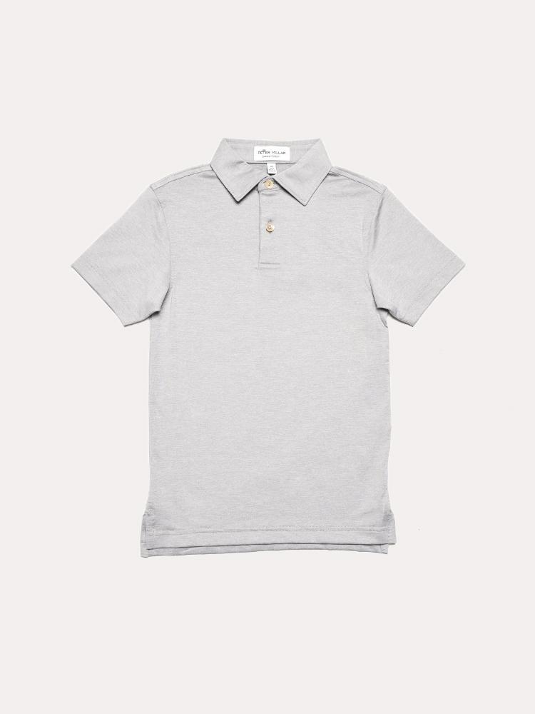 Peter Millar Boys' Solid Youth Stretch Jersey Polo