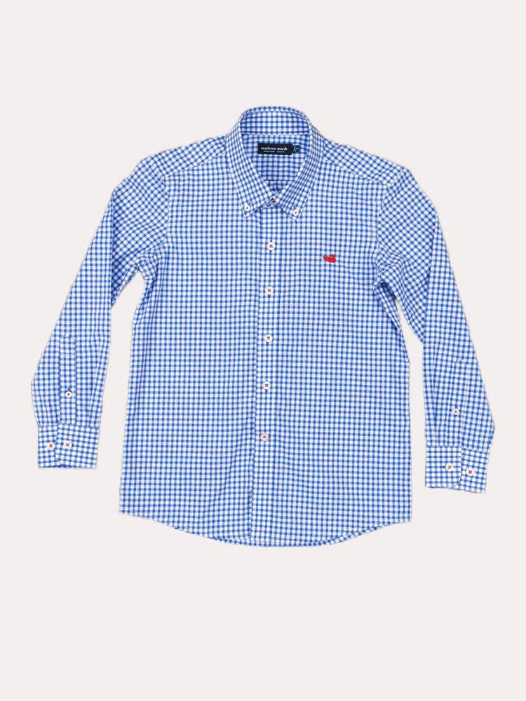 Southern Marsh Boys' Nashville Gingham Shirt - Saint Bernard