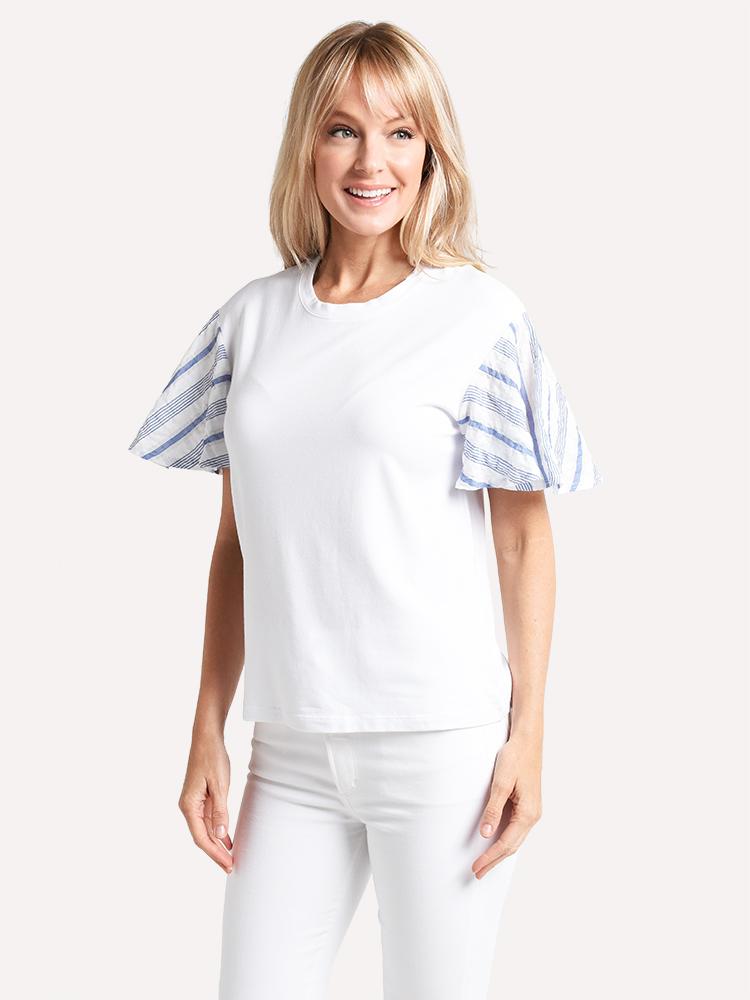 Southcott Zinnia Stripe Top - Saint Bernard